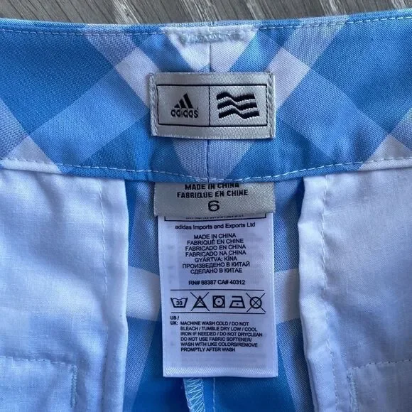 Adidas Golf Plaid Shorts - Picture 3 of 6